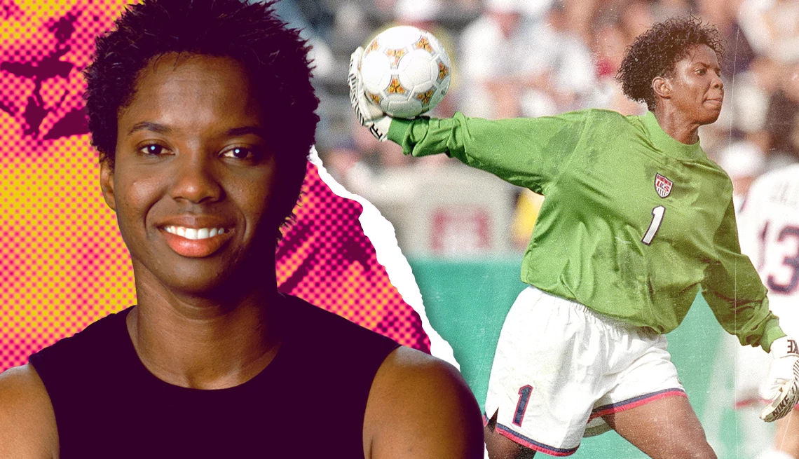 Soccer goalie Briana Scurry reflects on winning gold medals Briana Scurry in 2004 and in the 1996 Olympics