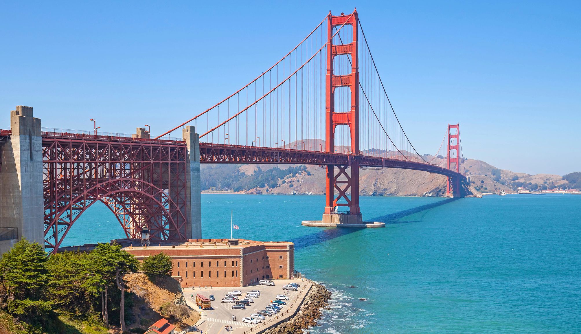The Golden Gate Bridge is a must-see attraction in San Francisco Golden Gate Bridge