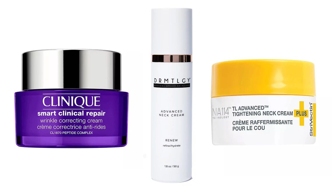Wrinkle Management Tips three neck cream products